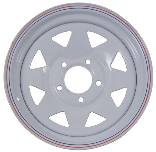 15X8 White Spoke Wheel