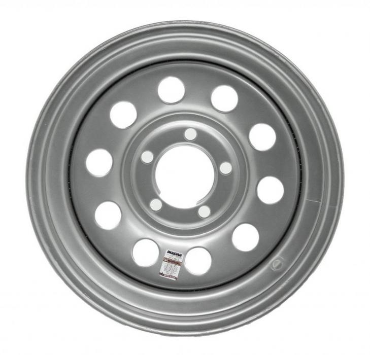 14x6 Silver Modular Wheel