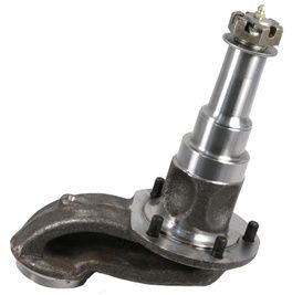 Weld-On Spindle with Flange for 3500 lb Trailer Axles - 1 3/4inch Diameter (4inch Drop)