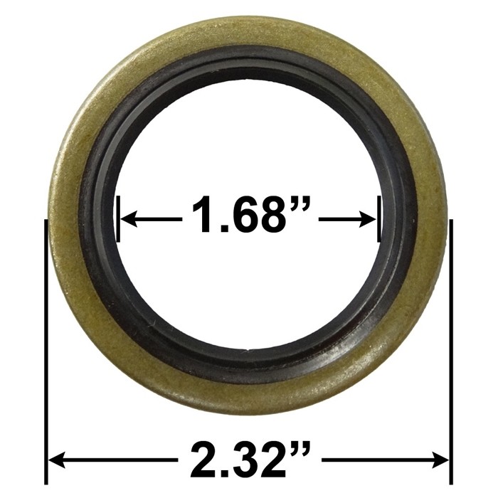 Trailer Double Lip Grease Seal 168233
