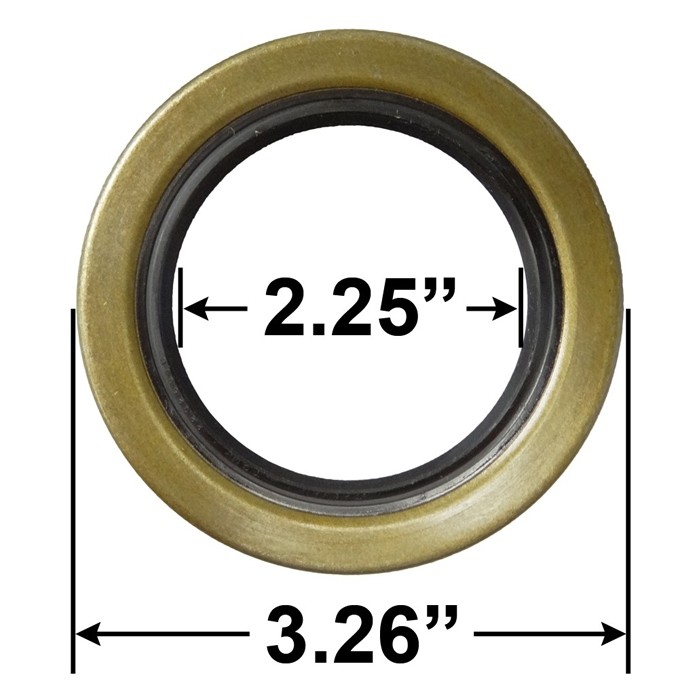 Trailer Double Lip Grease Seal 223263