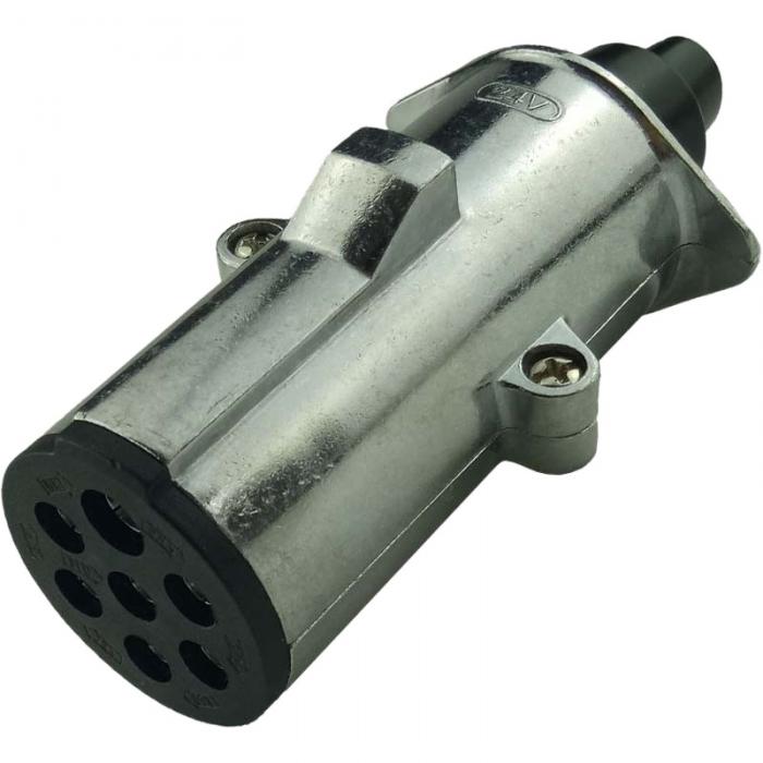 24V 7 Pin Trailer Plug N Type Towing Connector Adapter