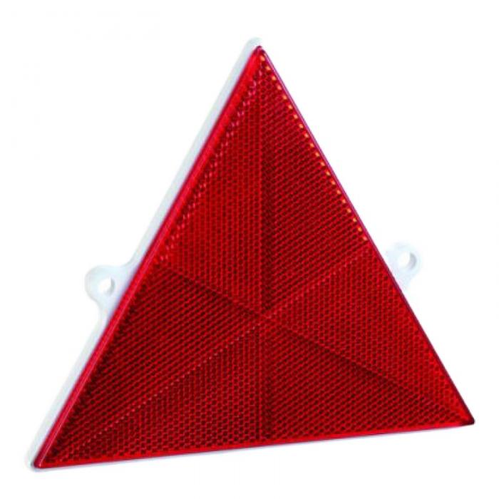 Truck Trailer Car Red Plastic Screw Mount Triangle Reflex Reflector